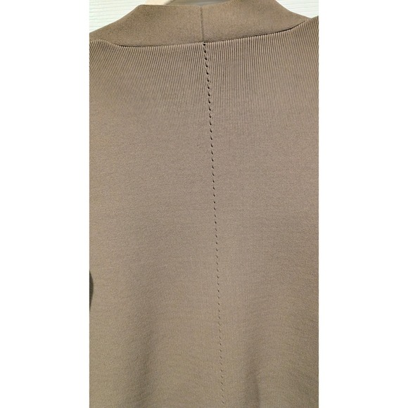 M.M.LaFleur Cardigan Taupe Knit Open Front Long Sleeve Women's M Luxury Office - Picture 8 of 8